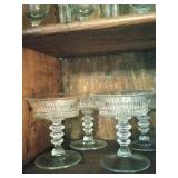 Crystal Sherbets And Plates
