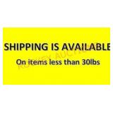 Shipping Is Available