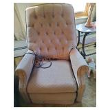 Beige Cloth Chair