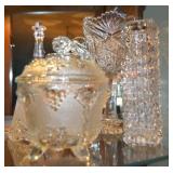 Cut/pressed Glass Pieces