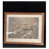 12 1/2"x 16"airplane Picture