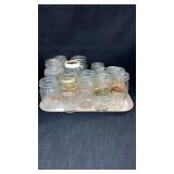 Tray Lot Of Canning ,jelly Jars