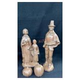 Ceramic Pilgrims 14 1/2" Tallest