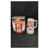 Budweiser Holiday Stein 7"H