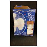 Oscillating 3 -Speed 12" Table Fan