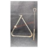 Dinner Bell Triangle Approx 9"