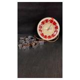 Tele Chiron Kitchen Clock 6 1/2"D & More