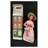 Byers Choice Woman With Umbrella