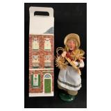 Byers Choice Woman Selling Straw Orn.