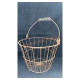 Wire Egg Basket 10"D 7"H