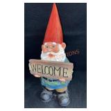 12"H Welcome Gnome