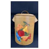 Decorative Metal Container Approx 15"