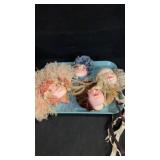 4 Mardi Gras Type Wall Faces