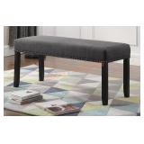Fabric Top Side Bench