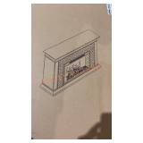 Faux Stone Fireplace