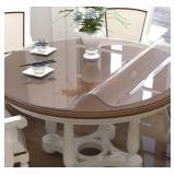 60" Round Vinyl Table Protector