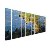 86x32" Wall of Fish Decor