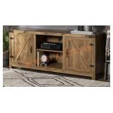 58" Barn Door TV Stand