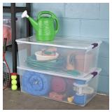 4pc 110Qt Latch Boxes