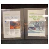 2 Framed Prints 16"x 20"local