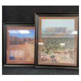2 Framed Prints 18 1/2"x 23"
