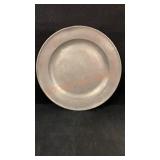 Large Pewter?Metal Charger Plate 16 1/2"D