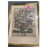 22x16" 2ct. Flowers Of Month