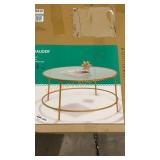 Round Glass Top Coffee Table