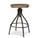 26" Saddle Seat Adjustable Stool