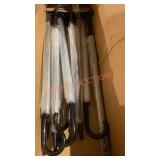 10ct. Clear Umbrellas