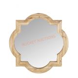 27.75" Wooden Wall Mirror