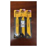 3pks. Of Dewalt 6" Blades-3x
