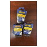 3pks. Of Irwin 20pc. Impact Insert Bits-3x