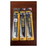 3pks. Of Dewalt 6" Blades-3x
