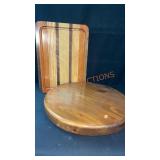 Cutting Board and Lazy Susan