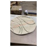 NuLoom Pattern Shag area rug round 4.0