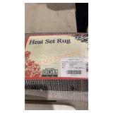 Heat set Area rug 5x7.7
