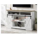 Walker Edison 52" Sliding Barn Door Console