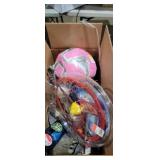miscellaneous sporting goods box lot