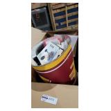 miscellaneous sporting goods box lot