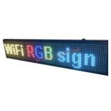 40"x8" LED Color Sign