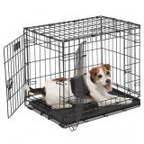 24" Double Door Dog Crate