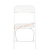 10pc. Plastic Folding Chairs
