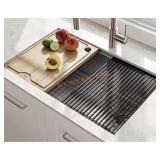 Kraus single bowl work station sink