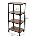 Mind reader 4 tier utility cart