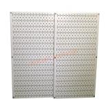 Beige Metal Pegboard