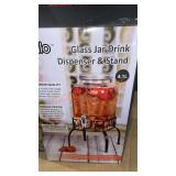 Glass Jar & Drink Dispenser