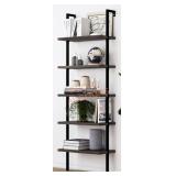 5-Tier Wall Mounted Bookcase