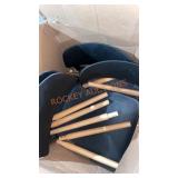 4ct. Hard Plastic Dining Chairs