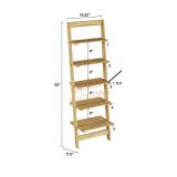 Lavish Home 5-Tier Decorative Bookshelf